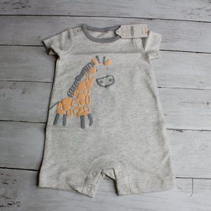 Gymboree Baby Boy Girl Giraffe Romper Size Newborn